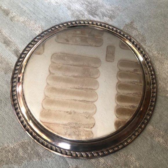 Silver plated platter - Picture 3 of 3